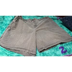 Gray Old Navy 3x Plus Size Chino Shorts with 2 front and 2 rear pockets
